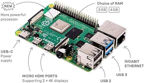 Raspberry Pi 4 Computer Model B 8GB Single Board Computer