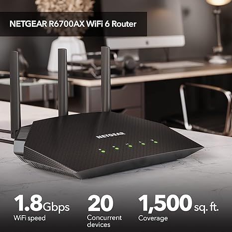 NETGEAR 4-Stream WiFi 6 Router